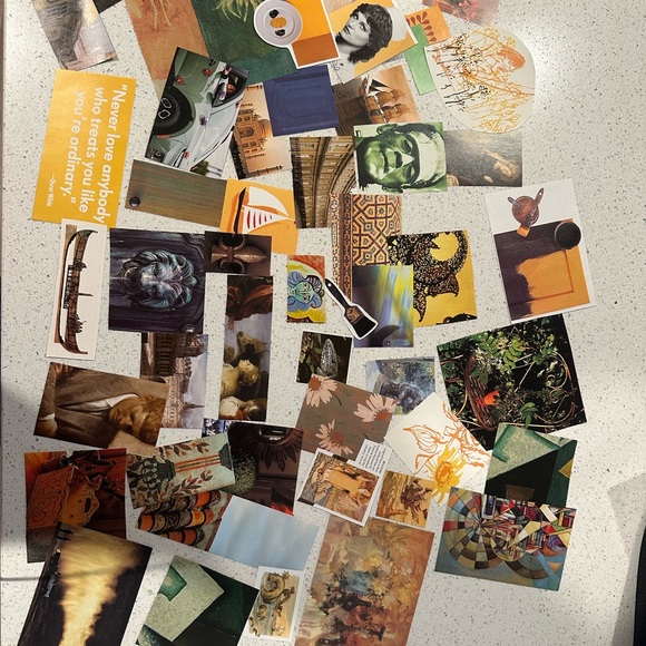 Junk Journal Kit - green&yellow eclectic oddities aesthetic - Picture 11 of 12